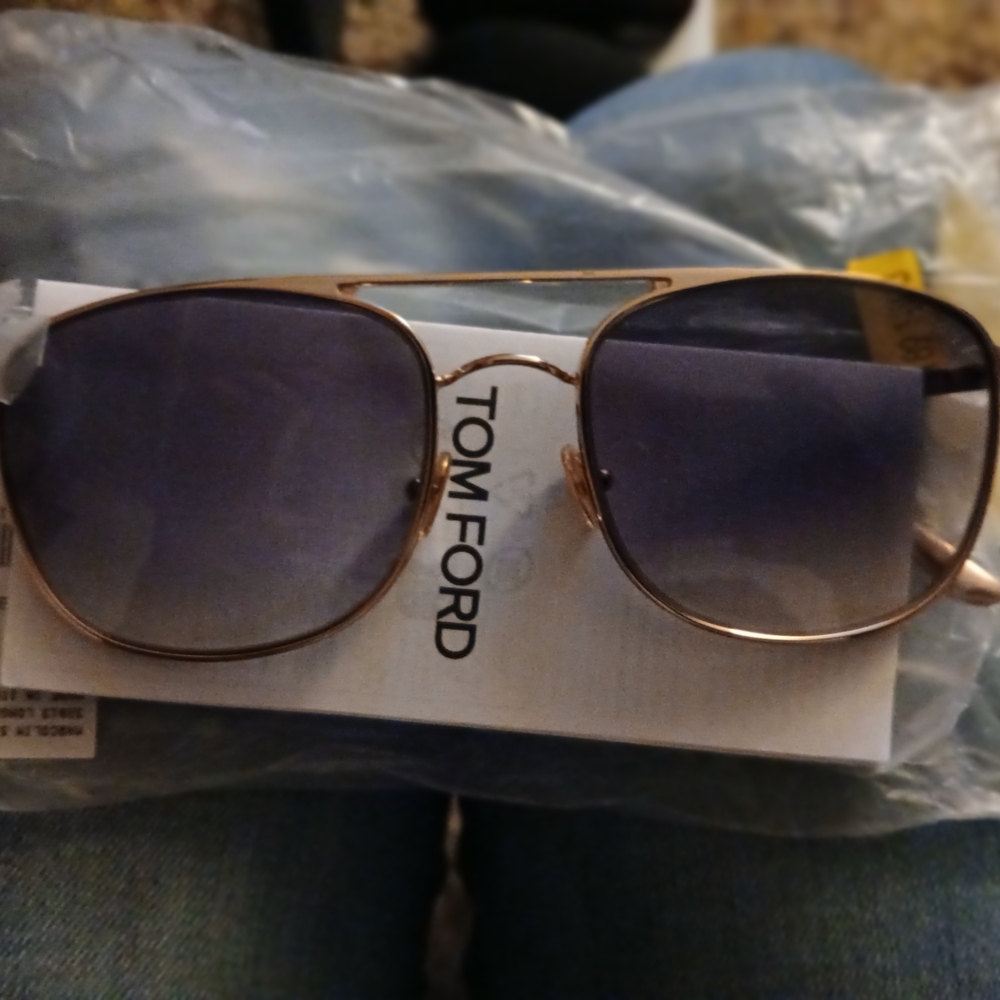 Tom Ford Men's Sunglasses - Gold Frame with Gradient Lenses